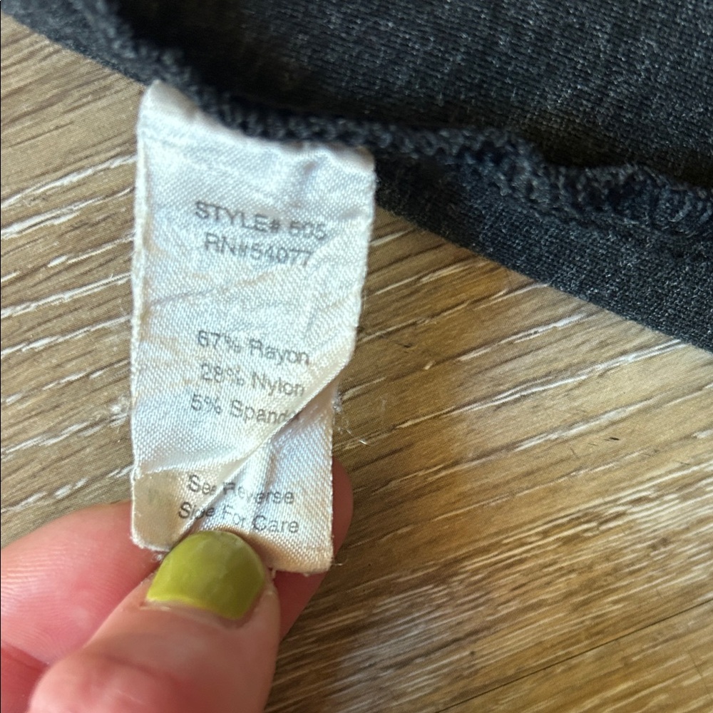 CAbi Charcoal High Waisted Skirt - Picture 4 of 8